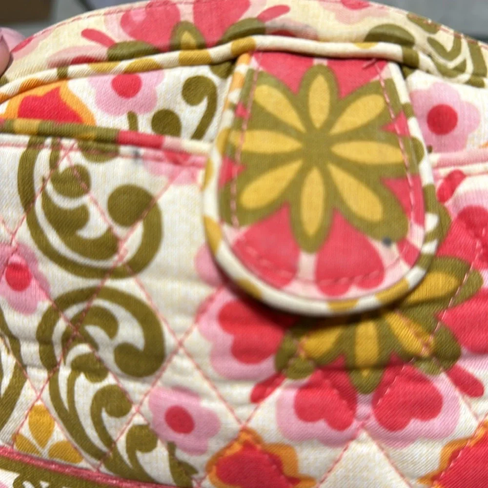 Vera Bradley Pocket Cosmetic Bag Folkloric Makeup Case Waterproof / Box‎ 21-1